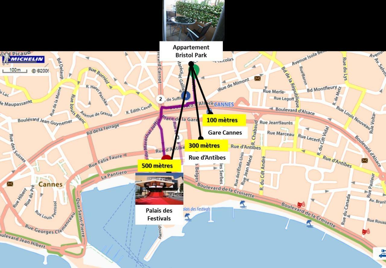 Bristol Park - Parking - 5Mn Walk From Palais Des Festivals Διαμέρισμα Κάννες Εξωτερικό φωτογραφία